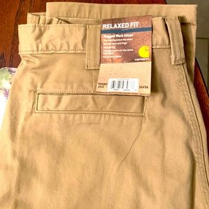 34x34 Men’s Carhartt Rugged Work Khakis. Brand new.